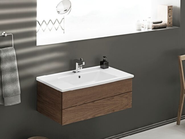TURKUAZ 85*45 ETEJERLİ LAVABO